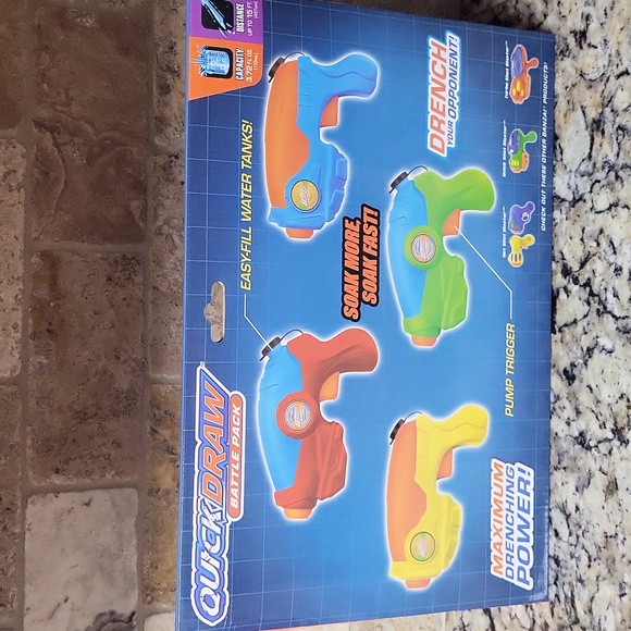 Banzai Quickdraw Battle Pack Water Guns Blasters - Picture 4 of 5